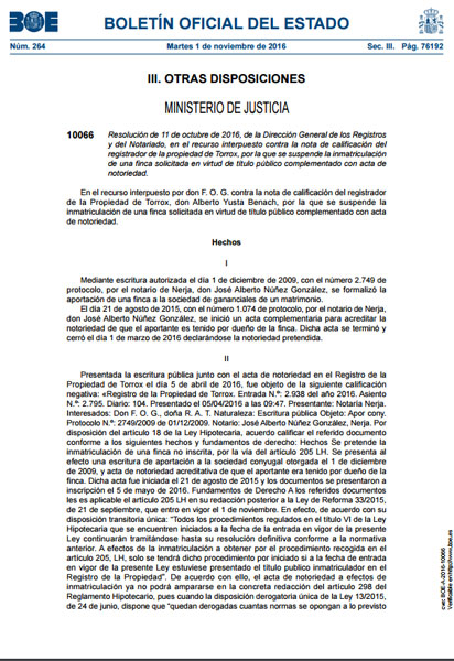 Resoluciones Registros 2025